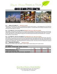 4D 3N - Ho Chi Minh City / Chu Chi - Daun Hijau Travel.com :::Your ...