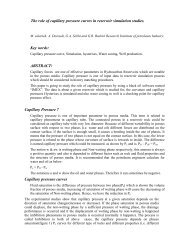 The role of capillary pressure curves in reservoir simulation studies ...