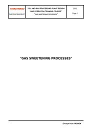 Gas Sweetening Processes