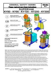 Supervak KY80-KY90-KY100-KY200-KY300 ... - Klindex.info