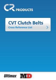 CVT Clutch Belts - CR Products