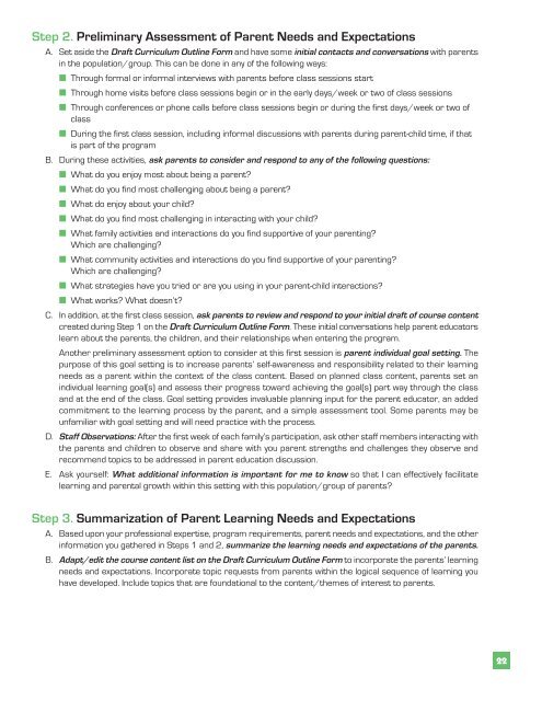 Parent Education Core Curriculum Framework 2011.pdf - mnafee