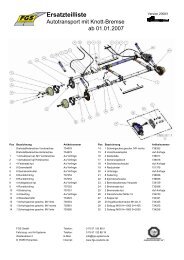 Ersatzteilliste - FGS Gmbh