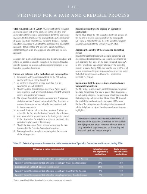 Evaluation and Rating Facts & Figures - 2007 - National Research ...