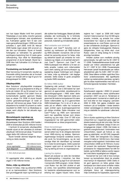 Ãrsrapport 2008 - Aker Solutions