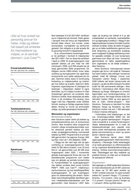 Ãrsrapport 2008 - Aker Solutions