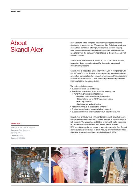 Skandi Aker - Aker Solutions