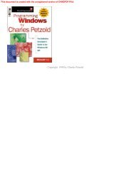 Win32 Api (Mspress, Charles Petzold, 5Th Ed).