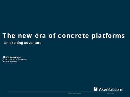 Concrete Structures - Aker Solutions