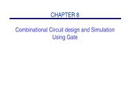 CHAPTER 8 Combinational Circuit design and Simulation Using Gate