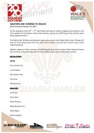 MASTERS APR2013 - Squash Wales