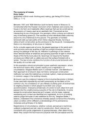 Martin Steinmann Text Rev2 Pdf Sergison Bates Architects