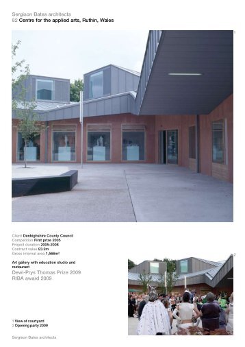 82 Centre for Applied Arts, Ruthin L.pdf - Sergison Bates architects