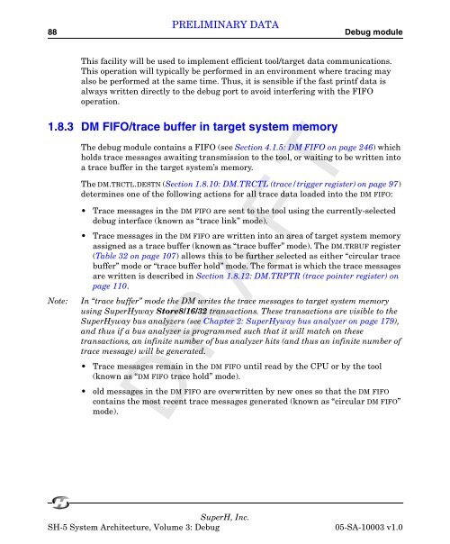 SuperH (SH) 64-bit RISC Series SH-5 System Architecture, Volume ...