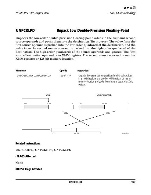 AMD 64-Bit Technology - ECE User Home Pages