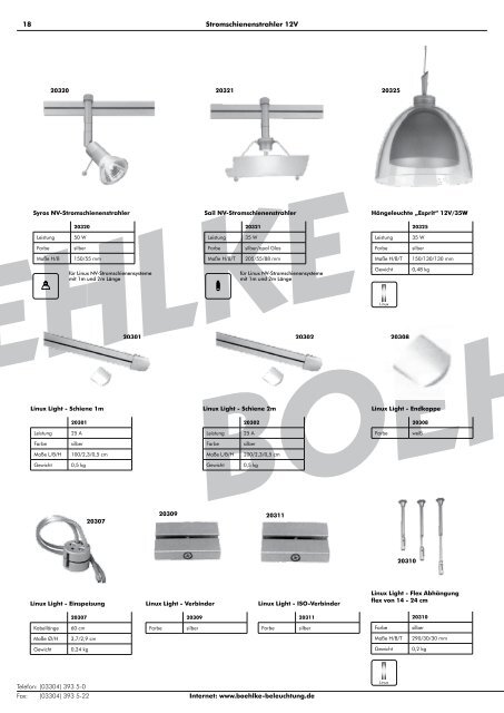 Katalog 2012 - Boehlke-Beleuchtung.de