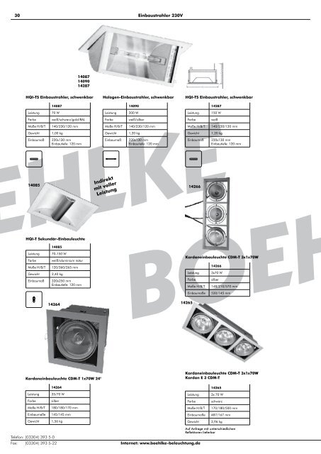 Katalog 2012 - Boehlke-Beleuchtung.de