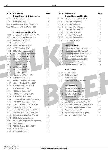 Katalog 2012 - Boehlke-Beleuchtung.de