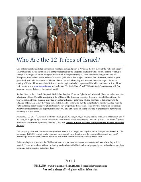 who-are-the-12-tribes-of-israel-today-true-nation