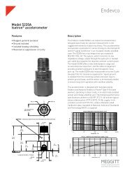 Model 5220A Isotron® accelerometer - Endevco