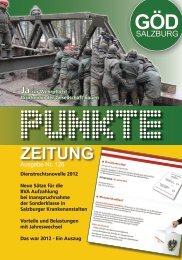 Punkte - GÃD - Landesvorstand Salzburg - Gewerkschaft ...