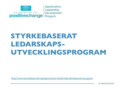 Styrkebaserad Faciliteringsdagarna