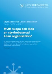 Ladda hem folder (PDF) och läs mer - Styrkebaserad