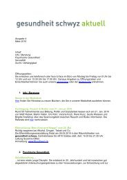 Ausgabe 4 MÃ¤rz 2010 Inhalt: Info / Beratung Psychische Gesundheit ...