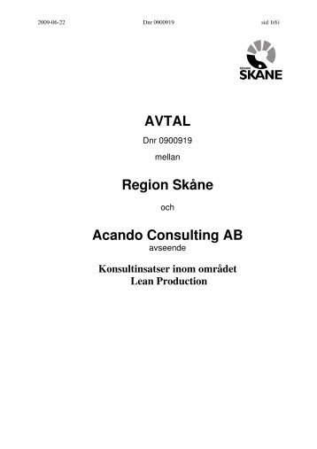 Avtal_Acando_Consulting.pdf - Region SkÃ¥ne