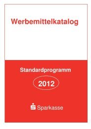 Werbemittelkatalog Standardprogramm 2012 - huemmer-werbung.de