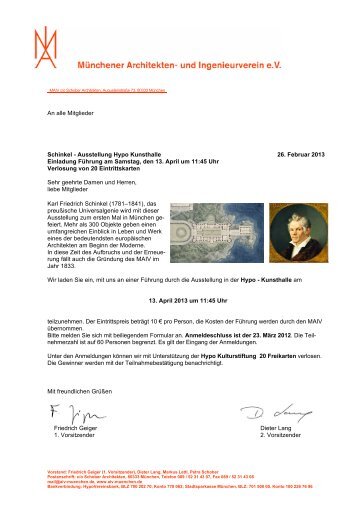 Einladung Schinkel mail - Aiv-muenchen.de