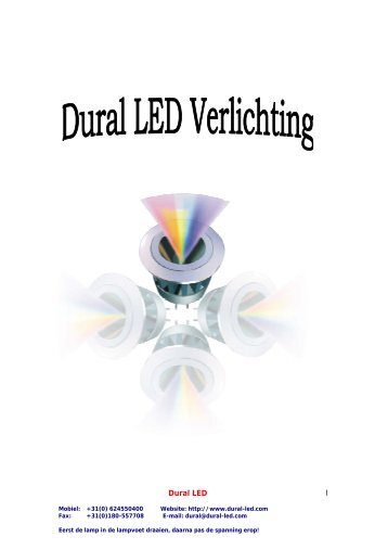 MR16 LED lampen (lichtbronnen) - Dural-led