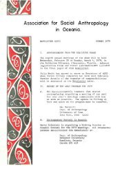 Association for Social Anthropology in Oceania.