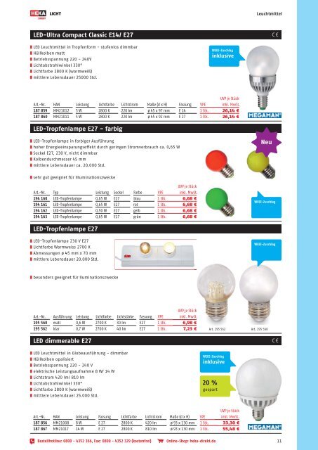 LED-Eislichtervorhang - HEKA-Direkt