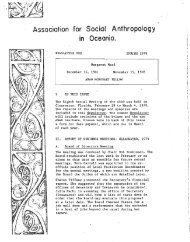 Association for Social Anthropology in Oceania.