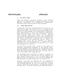 NEWSLETTER LXV II SUMMER 1988 I. IN THIS ISSUE From the ...