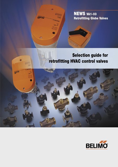 Selection guide for retrofitting HVAC control valves - Belimo