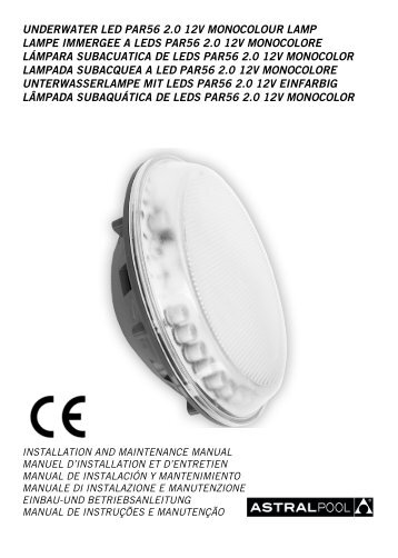 UNDERWATER LED PAR56 2.0 12V MONOCOLOUR LAMP ...