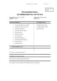 Gemeinderatssitzung am 02.06.2008 (38 KB) - .PDF - Stans