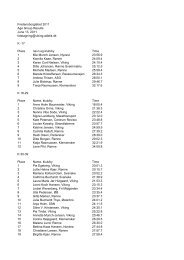 FredensborglÃ¸bet 2011 Age Group Results June 13 ... - Viking Atletik