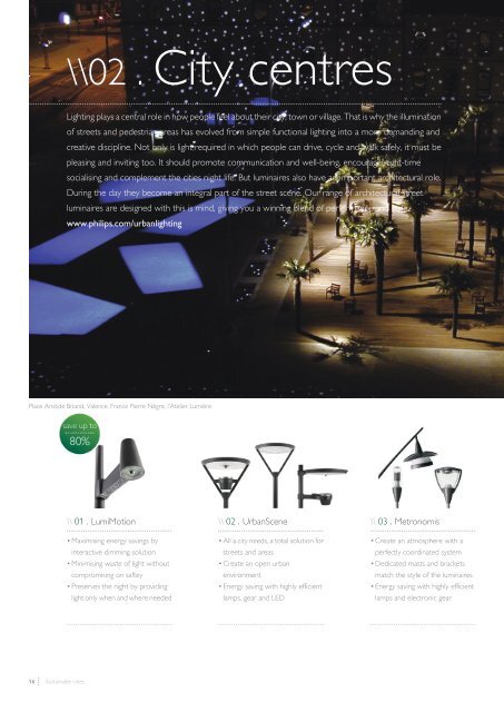 Sustainable cities - Philips Lighting