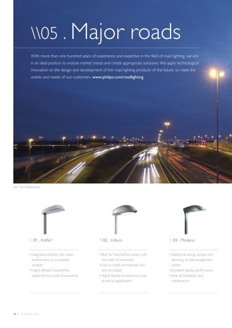 Sustainable cities - Philips Lighting