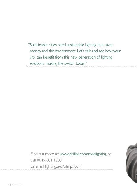 Sustainable cities - Philips Lighting