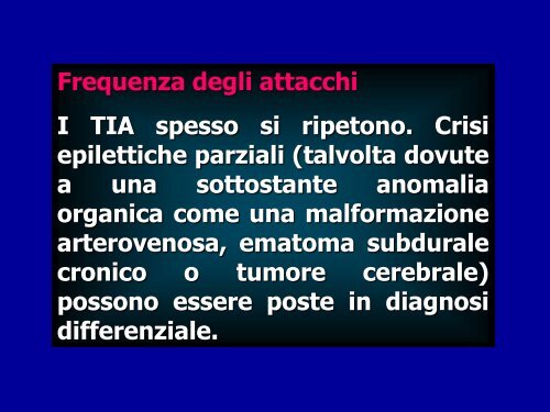 Stroke fisiopatologia - UniversitÃ  degli Studi di Perugia