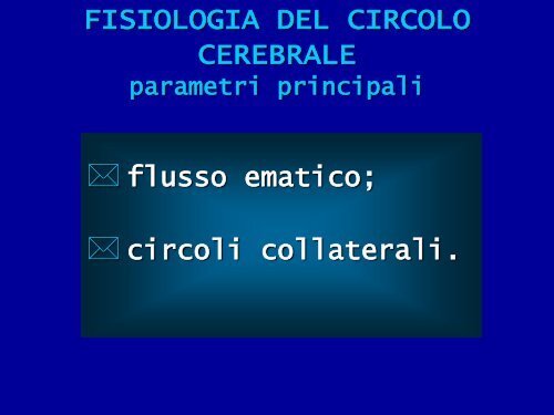 Stroke fisiopatologia - UniversitÃ  degli Studi di Perugia