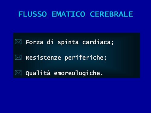 Stroke fisiopatologia - UniversitÃ  degli Studi di Perugia