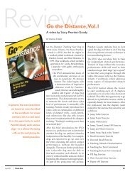 Go the Distance, Vol.1 - Clean Run