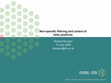 Non-specific filtering - Computational Statistics for Genome Biology