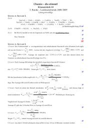 LÃ¶sungen - Chemie - die stimmt!