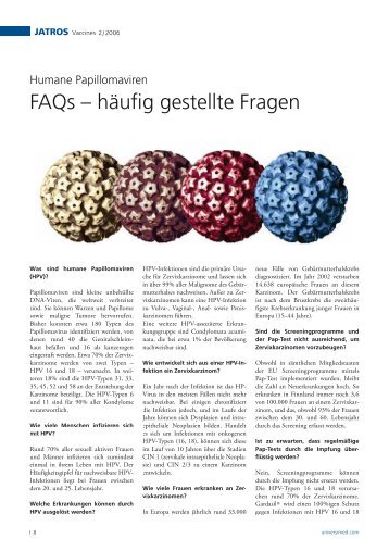 FAQs â hÃ¤ufig gestellte Fragen - Infektionsnetz